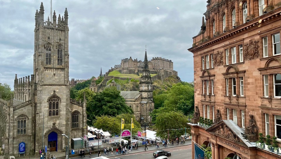 Royaume-Uni - Edinburgh - Superbe vue de notre magnifique chambre