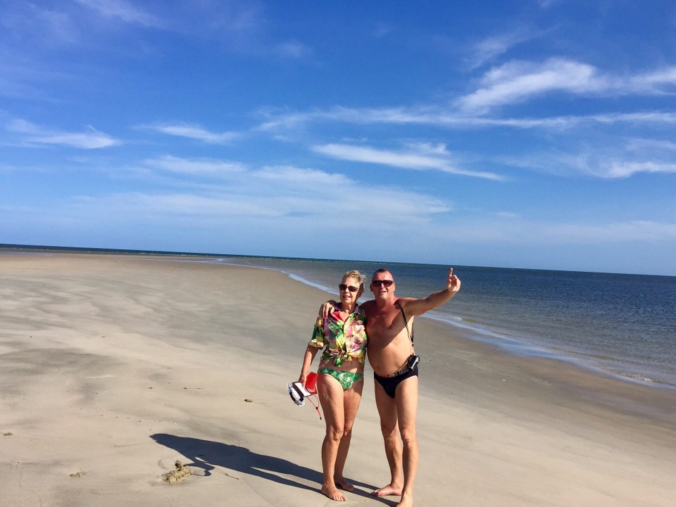 Brasilien - Cairu - Auf der Sandbank im Atlantik