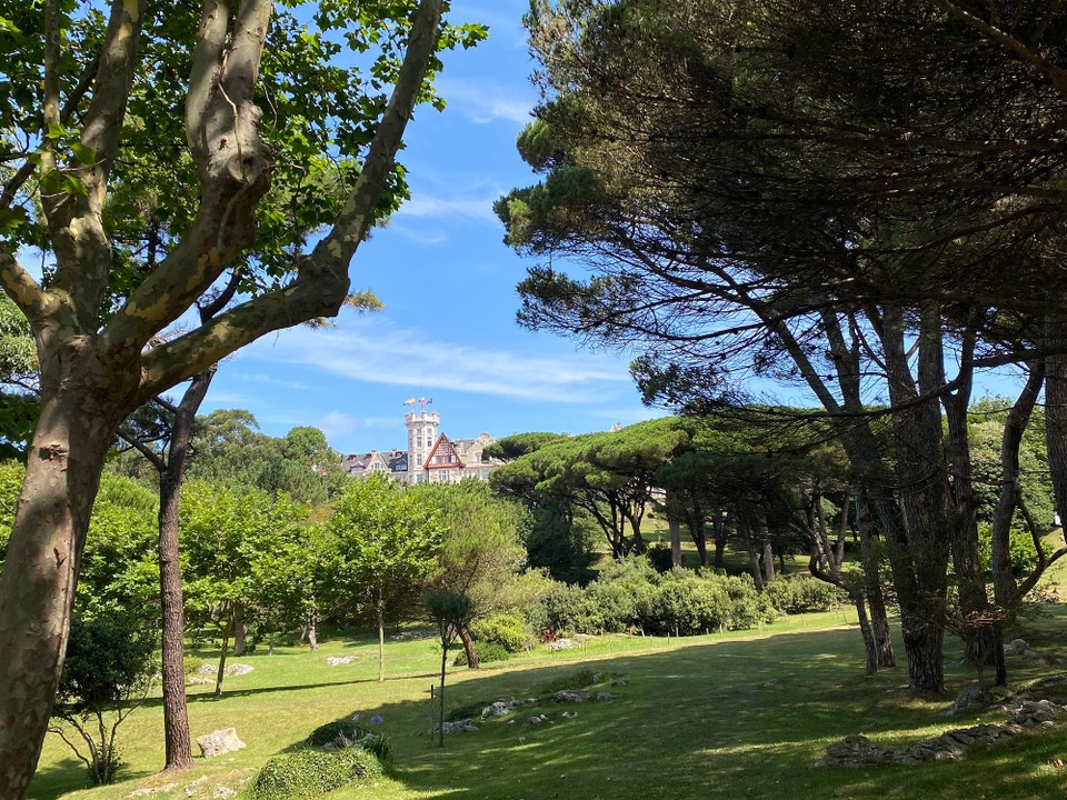 Spanien - Santander - Blick zum Sommerschloss