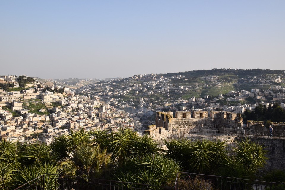 Israel - Jerusalem - Ein letzter Blick über die Stadt, morgen geht unsere Reise weiter.