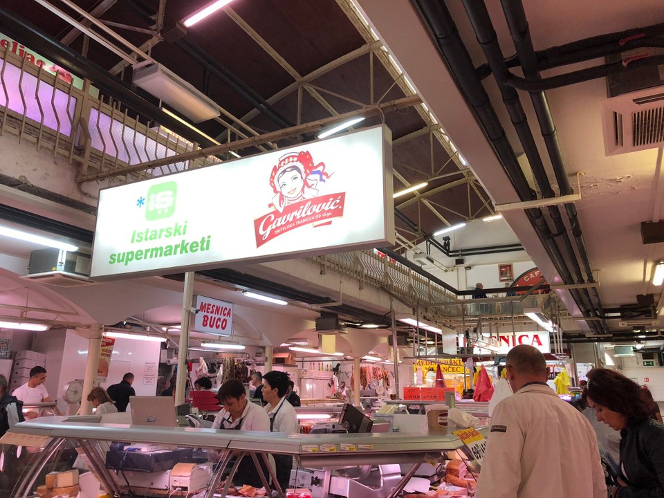 Kroatien - Rijeka - Markthalle 