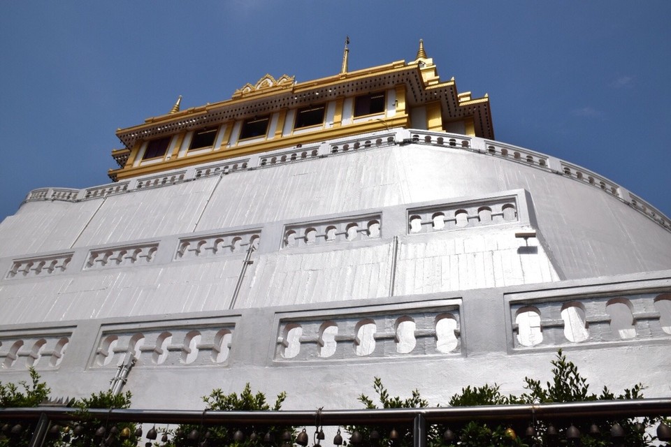 Thailand - Bangkok - Der Golden Mount war mal die höchste Erhebung der Stadt bis die Hochhäuser gebaut wurden.