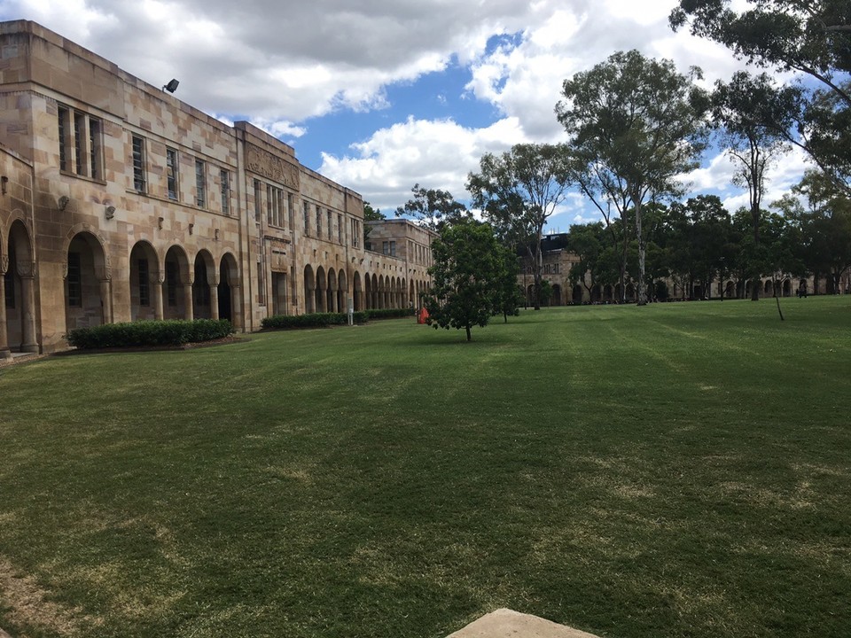 Australien - South Brisbane - Campus....Wahnsinn. 