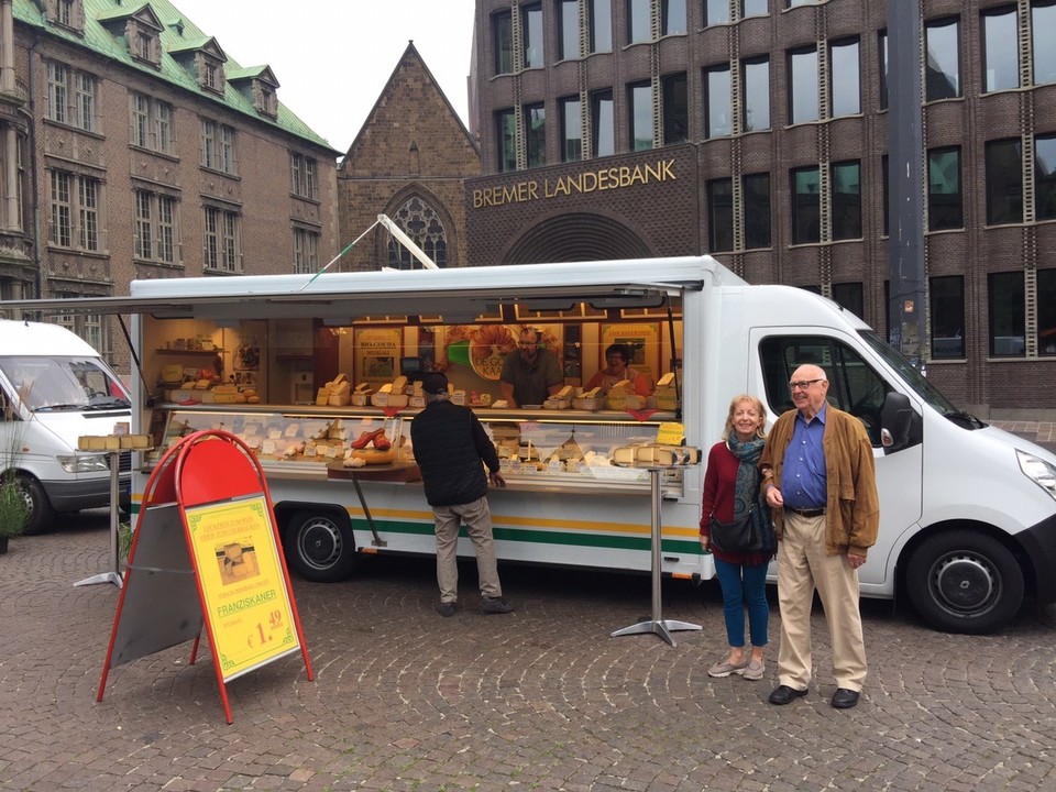 Germany - Bremen - A new Winni adventure - fresh produce stall. 