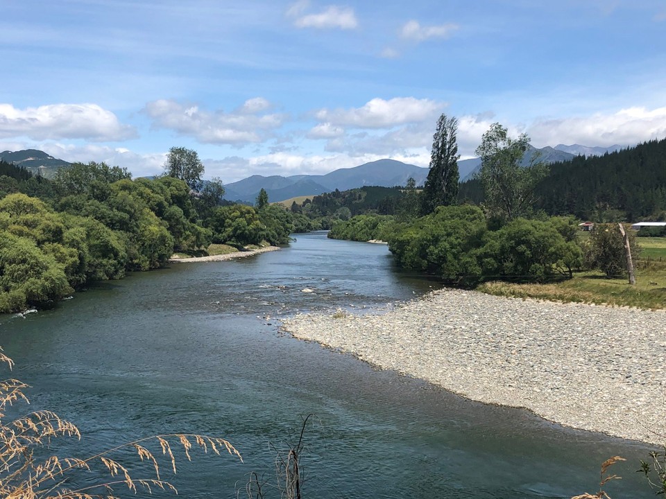 Neuseeland - Motueka - Motueka river