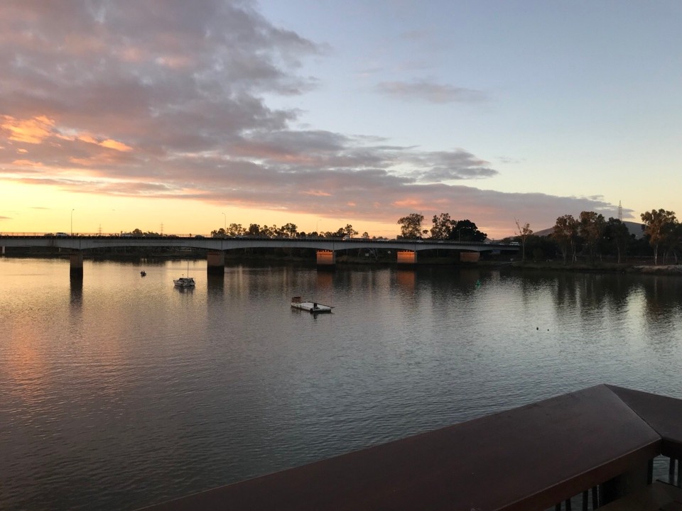 Australia - Cooee Bay - View from the Boathouse in Rocky 