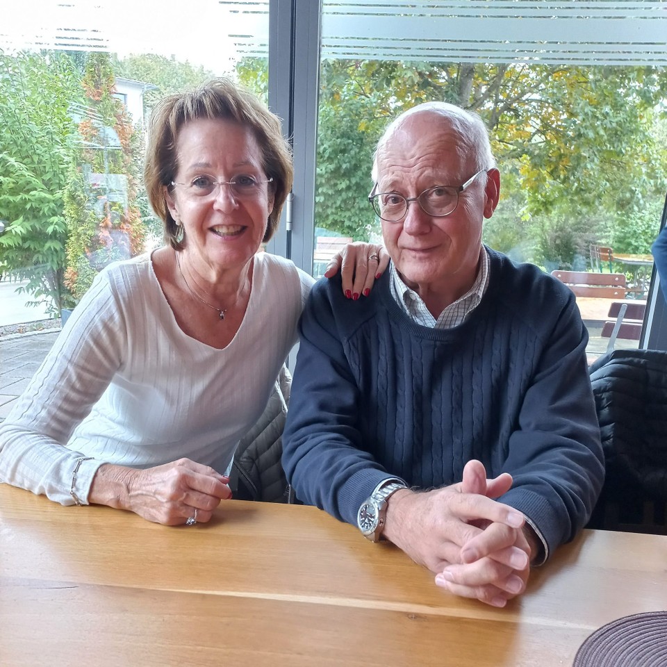 Deutschland - Passau - Marlies und Hans Peter, unsere lieben Tischnachbarn während der ganzen Reise.