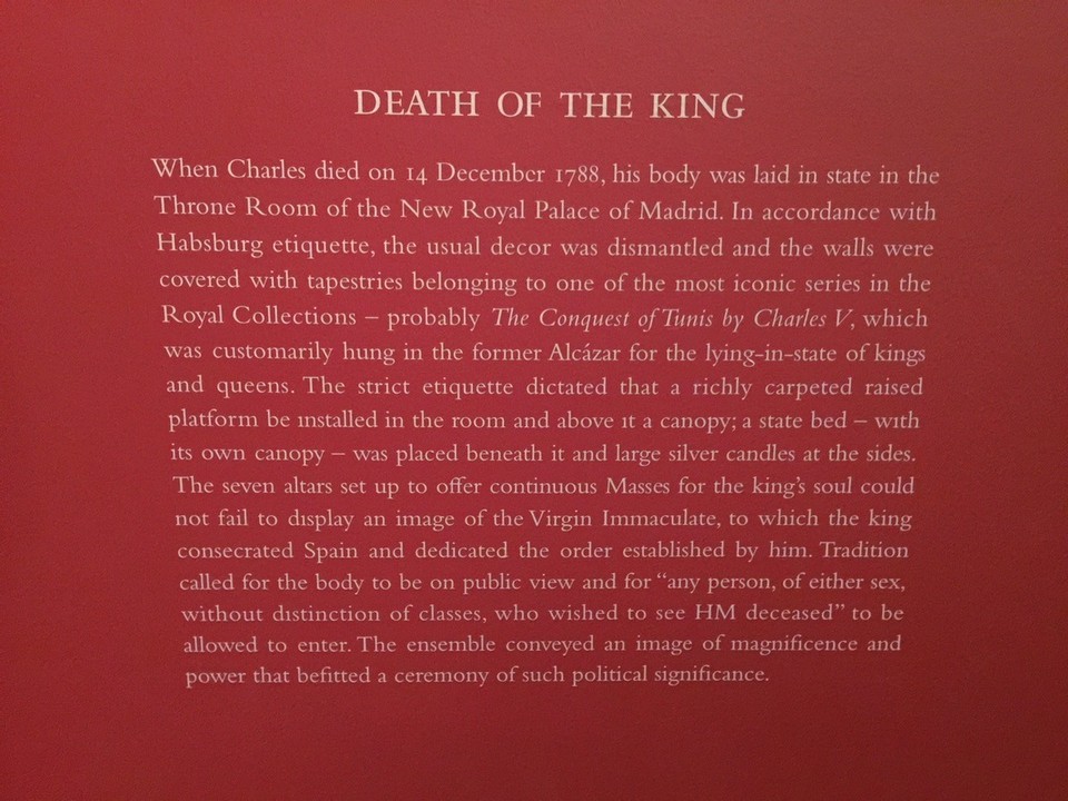 Spain - Madrid - Death of the King Rituals. Palacio Real de Madrid. 