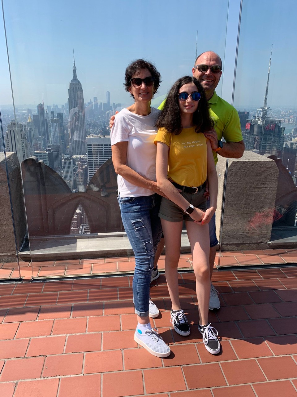 Vereinigte Staaten - New York - Soooo Mega auf dem Rockefellercenter. Kaum zu glauben und ne Familie aus Sillenbuch macht die Fotos