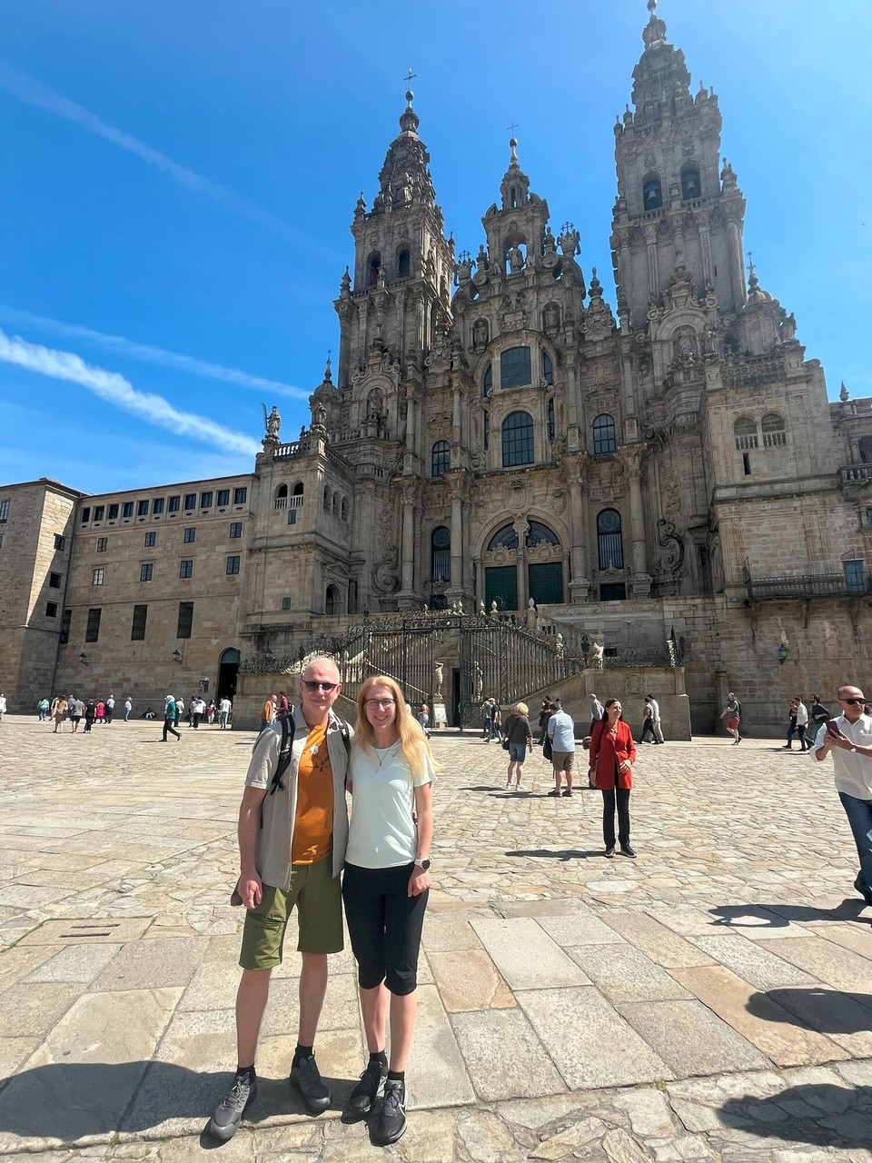 Spanien - Santiago de Compostela - Vor der Kathedrale