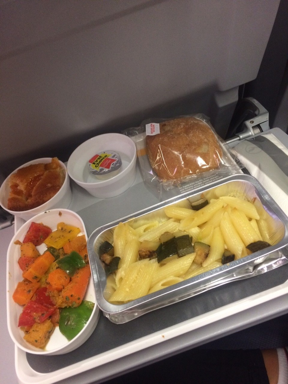 Südafrika - Matroosfontein - Abendessen im Flugzeug