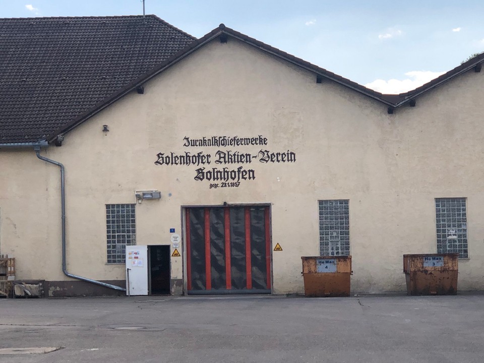 Deutschland - Mörnsheim - Schieferbergwerk Solnhofen
