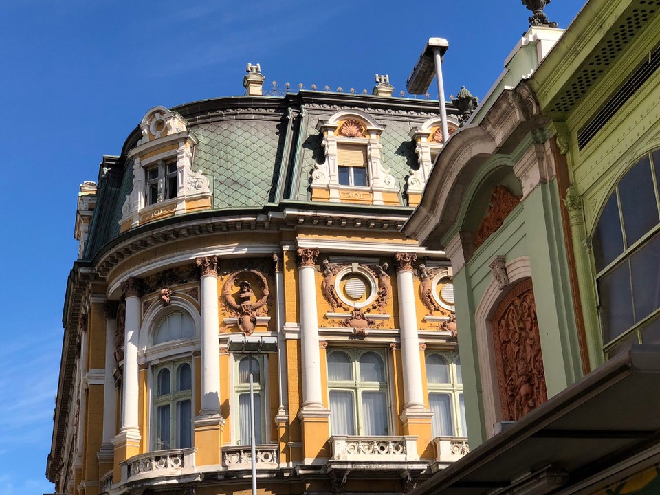 Kroatien - Rijeka - Fassade in Rieka
