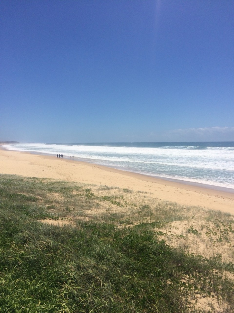 Australien - Glenview - Strand und Surftag am Dickie Beach in Caloundra.