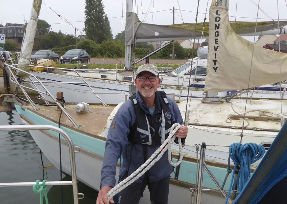 United Kingdom - Chelmsford - Sorting out the lines to cast off.