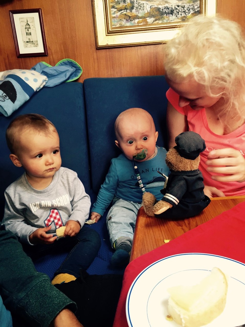 Kroatien - Susak - Die Erfurcht vor dem Kapitän steht Julius ins Gesicht geschrieben