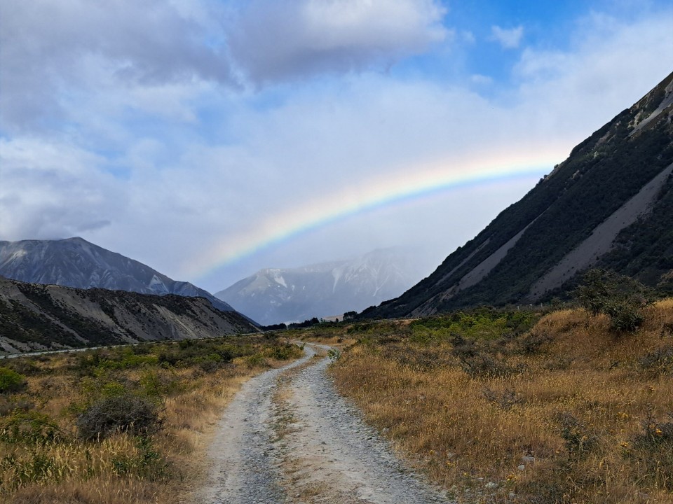 Neuseeland - Lake Coleridge - Der Regen war immer vor uns 