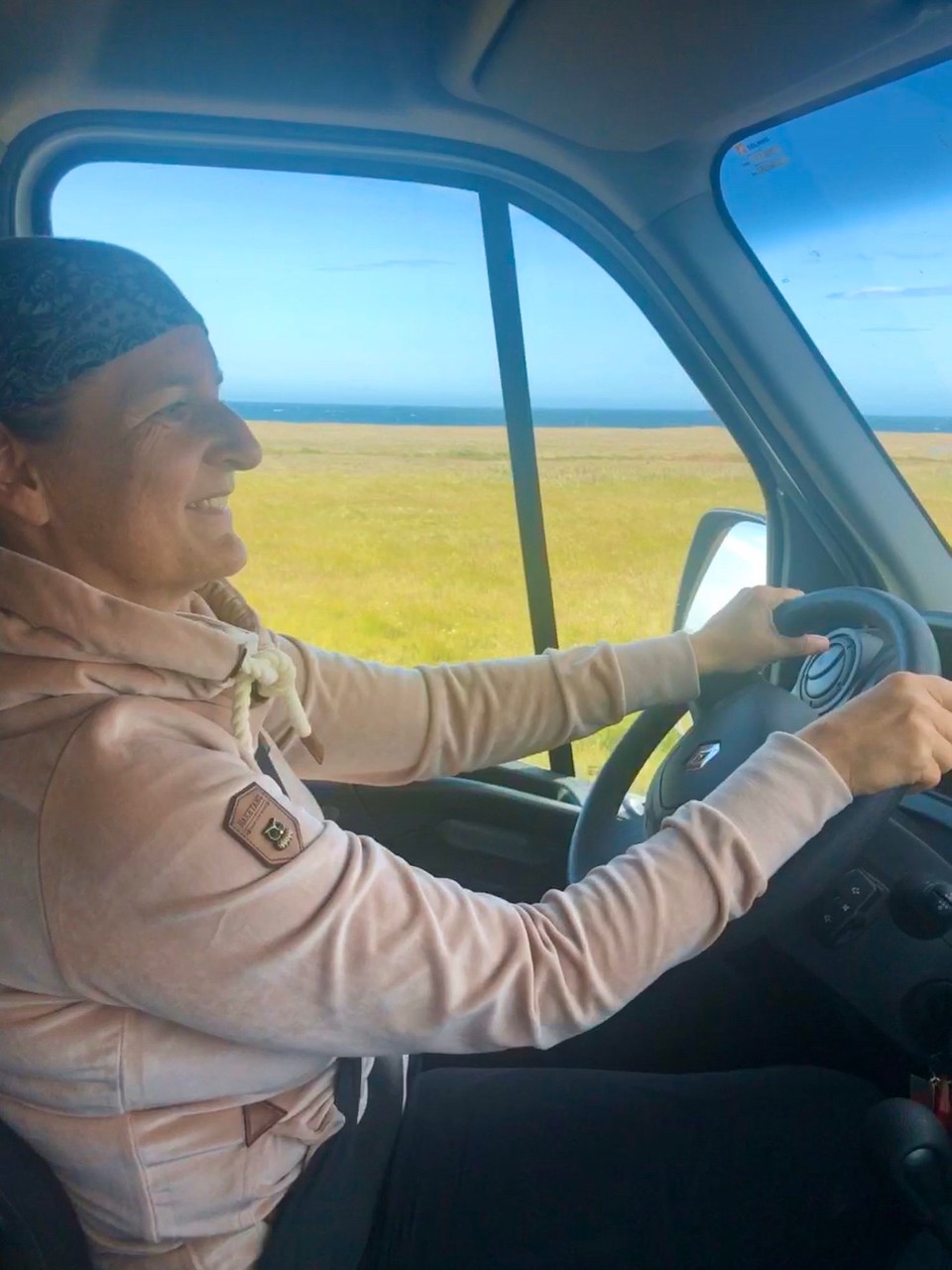 Island - Vesturbyggð - Und schon sind wir wieder auf der Schotterpiste und fahren wieder zurück in Richtung Patreksfjörður...