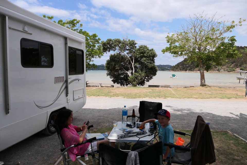 Neuseeland - Paihia - Gerne würde ich an diesem friedlichen Platz länger bleiben.