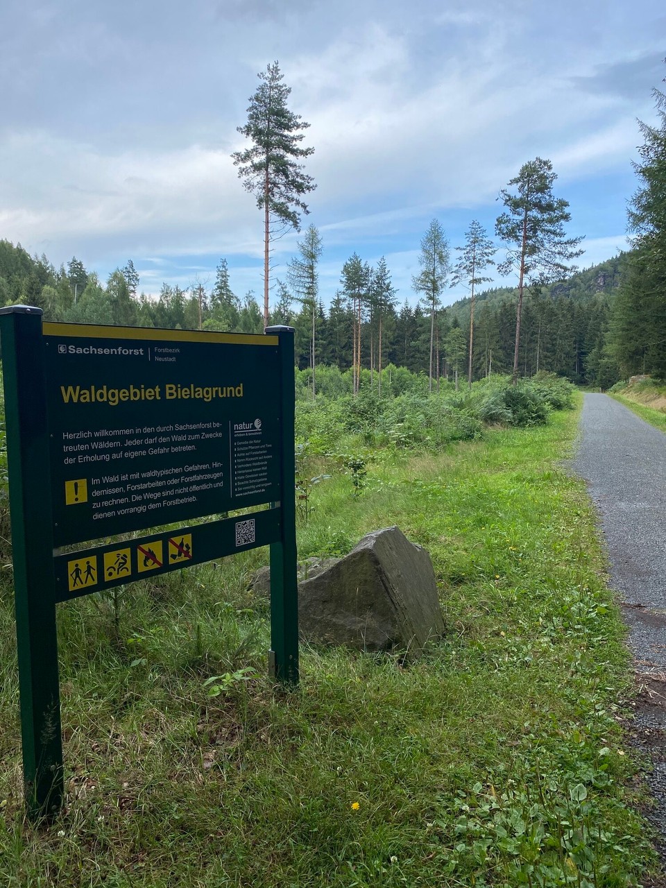 Deutschland - Rosenthal-Bielatal - Durch Ostrov - zurück auf Deutscher Seite.