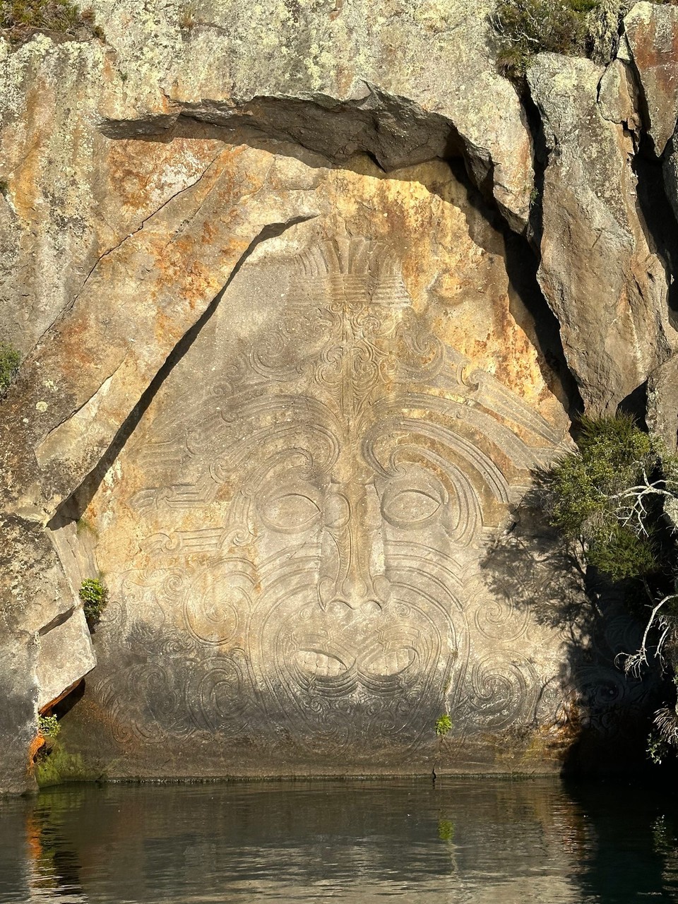 Neuseeland - Taupo - und noch die alte Kunst bestaunt