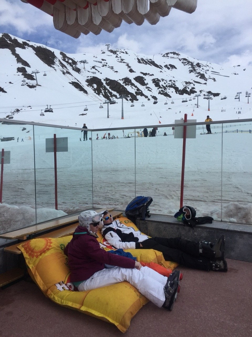 Österreich - Ischgl - Die neuen Relaxkissen: super!