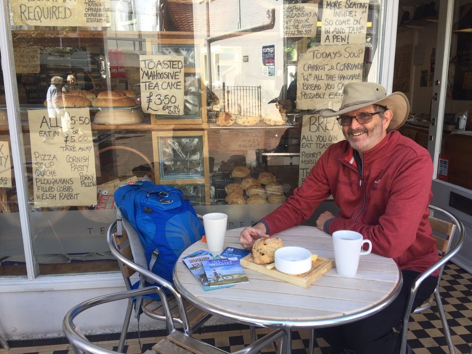  - United Kingdom, Cowes, Isle of Wight - Cream Tea at Wellbread Bakery, Cowes. 