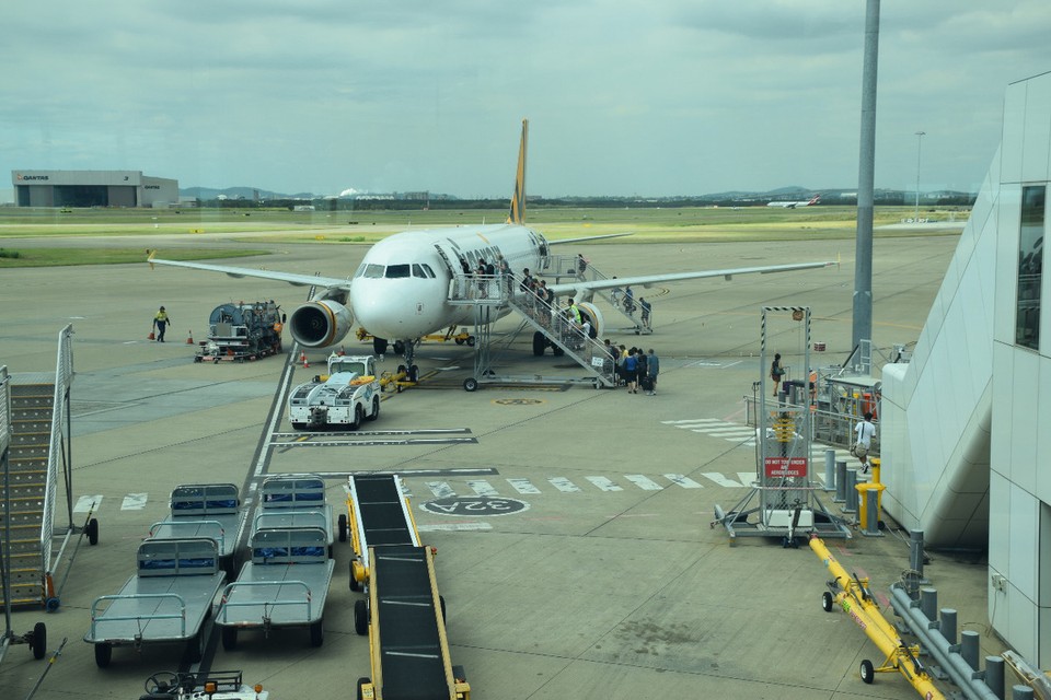Australien - Sydney - Unser Flugzeug - bald gehts los!