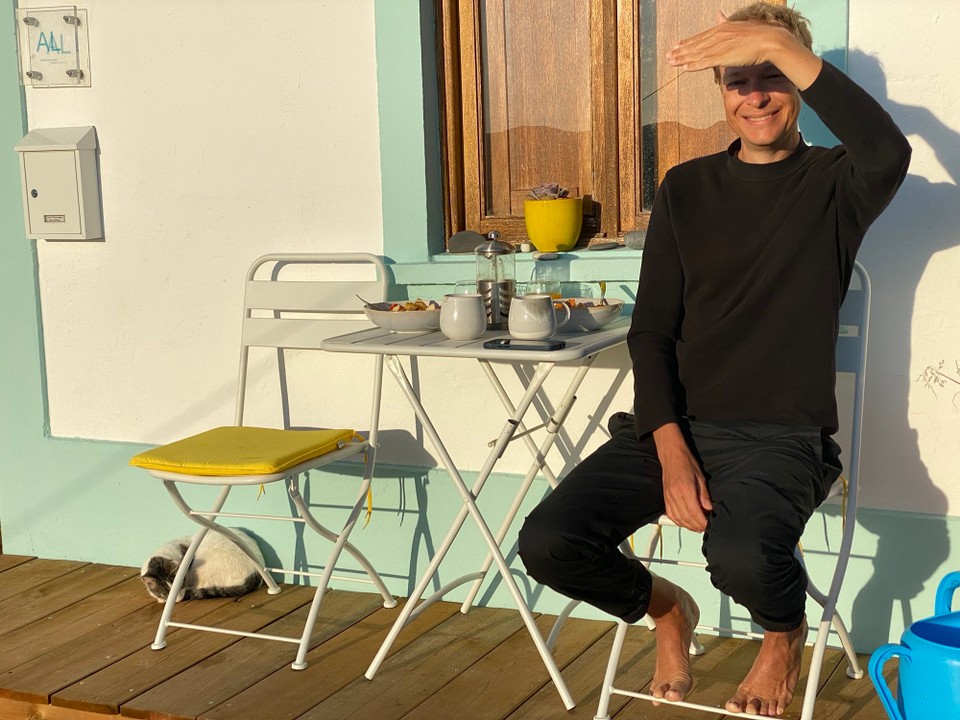 Portugal - Aljezur - Frühstücksplatz vor unserem Haus