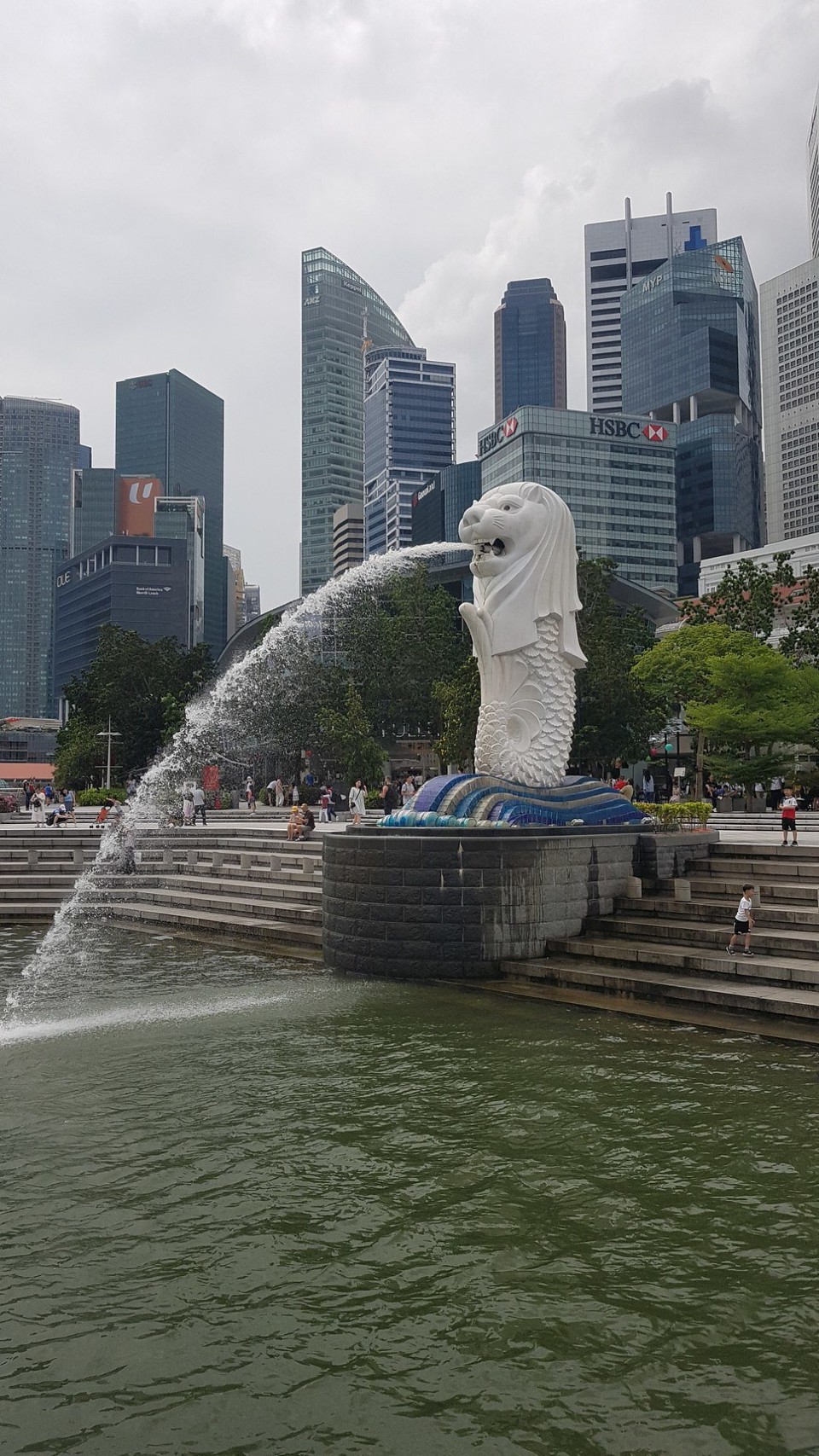 Singapur - Singapore - Merlion - Wahrzeichen von Singapur