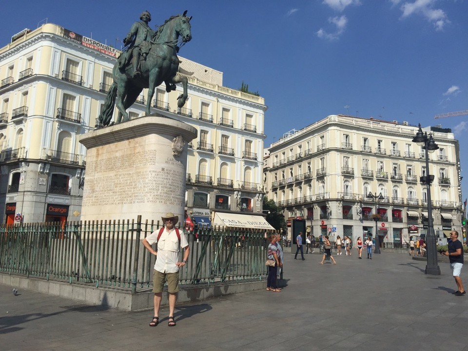 Spain - Madrid - Carlos III. King of Spain. 1759-1788. Puerta del Sol. 