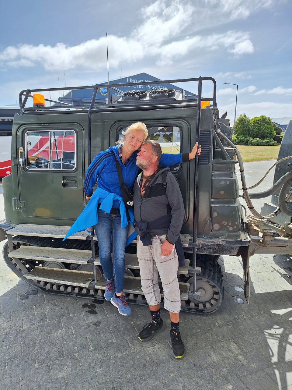 Neuseeland - Christchurch - Vor dem Hägglund Field Trip