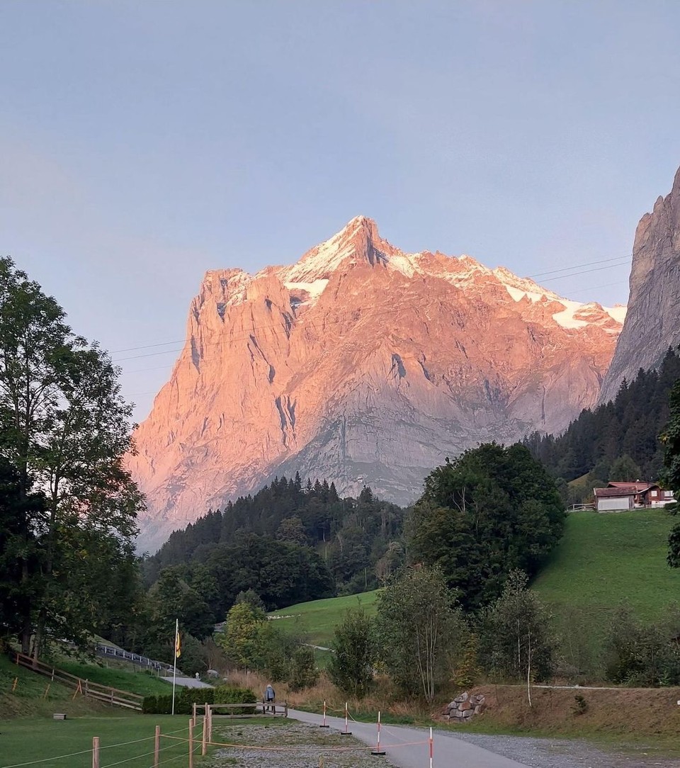 Schweiz - Grindelwald - Blick vom Campingplatz