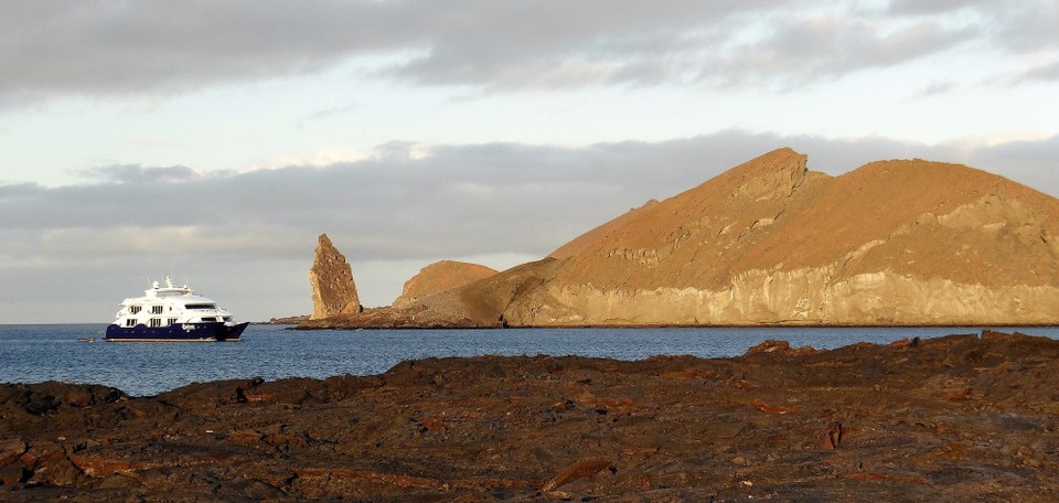 Ecuador - Santiago Island - Pinnacle Rock (as seen in Master and Commander film)