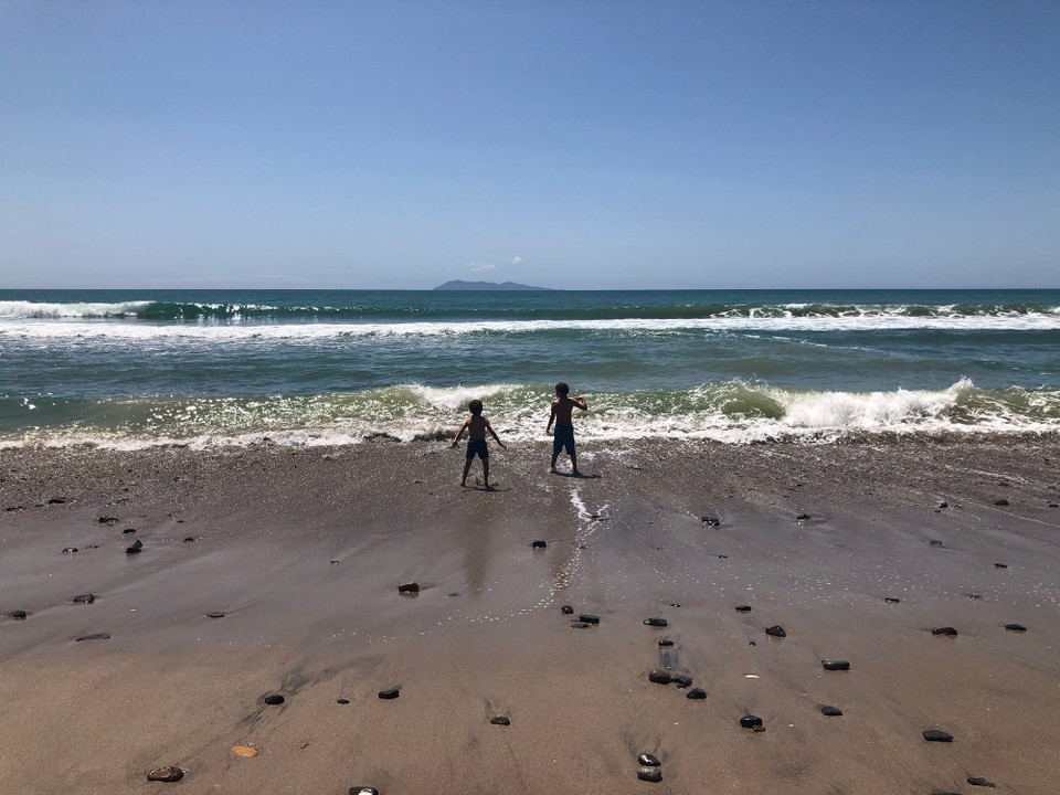 Neuseeland - Waihi Beach - Zum Baden nicht ganz ungefährlich 