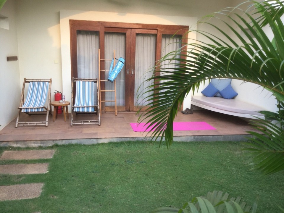 Cambodia - Battambang - My own make-shift yoga studio