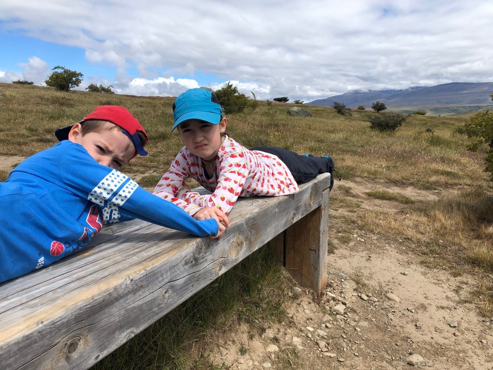 Neuseeland - Tekapo - ...leider ist ihr Kleber nicht mehr da.