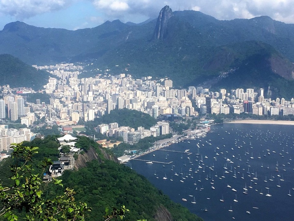 Brasilien - Rio de Janeiro - Vom Zuckerhut aus Richtung Christusstatue
