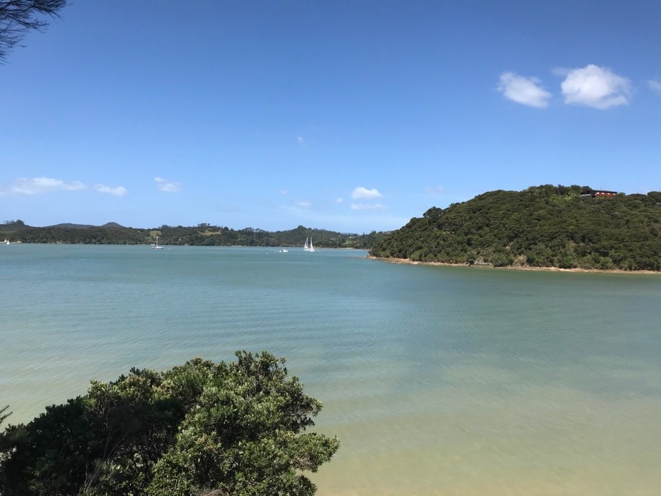 Neuseeland - Paihia - Sicht vom Campingplatz 