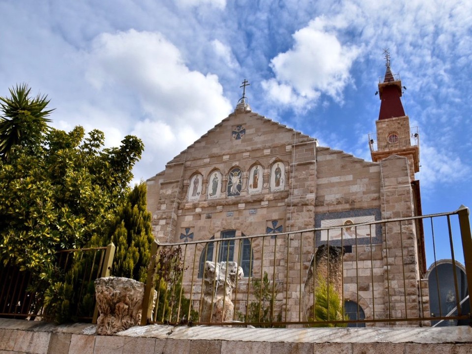 Jordanien -  - Madaba ist die Stadt der Kirchen und Mosaike, an jeder Ecke ist eine zu finden.