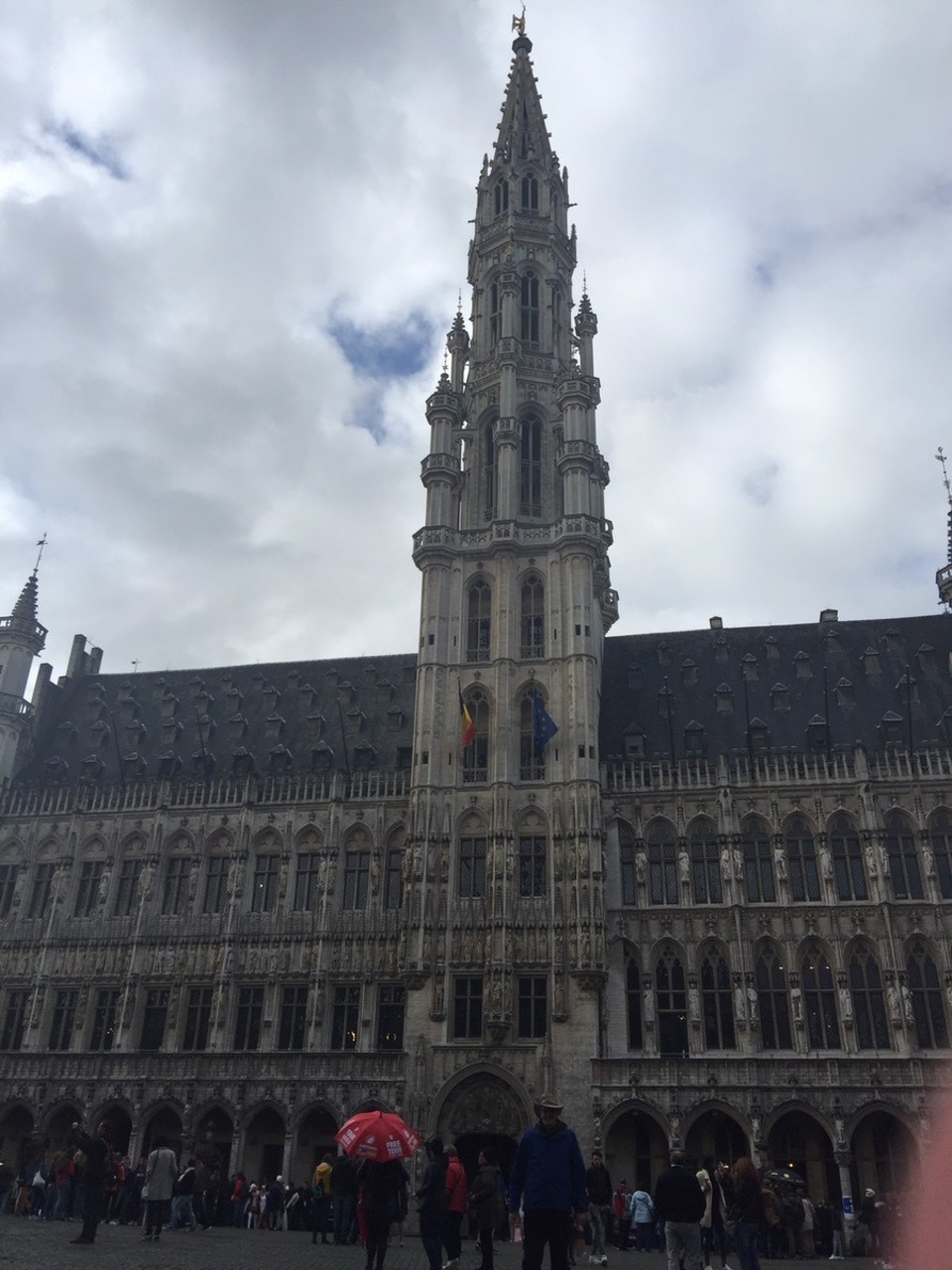 Belgium - Brussels - Brussels Grand Place. Town Hall. 