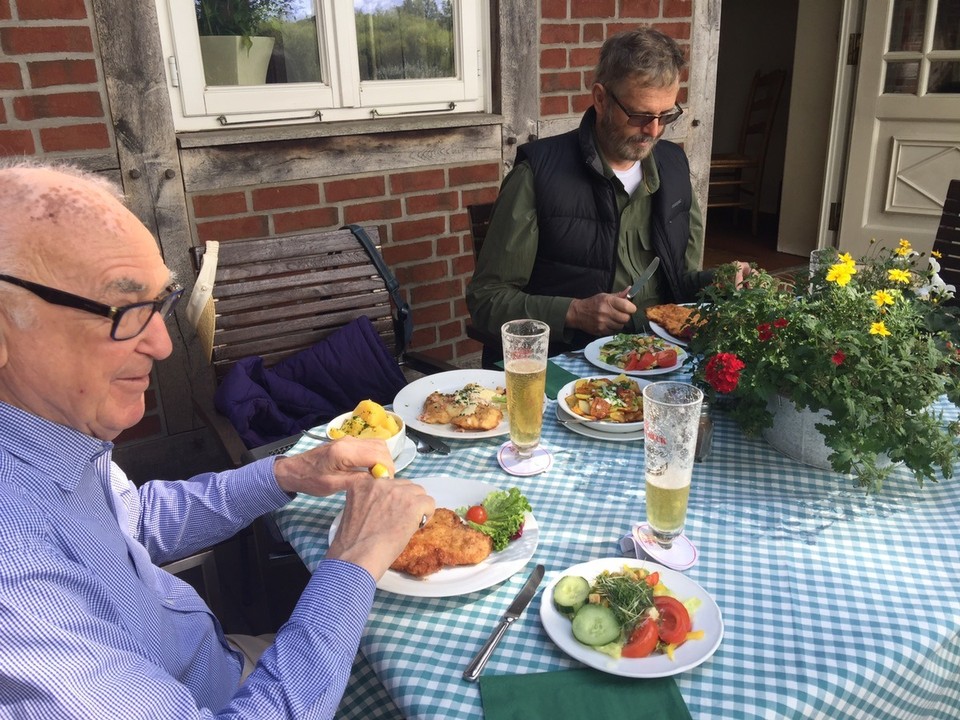 Germany - Lilienthal - Lunch at the Zur Schleuse Restaurant. 