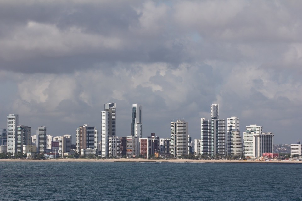 Brasilien - Recife - Skyline Recife von der Wasserseite