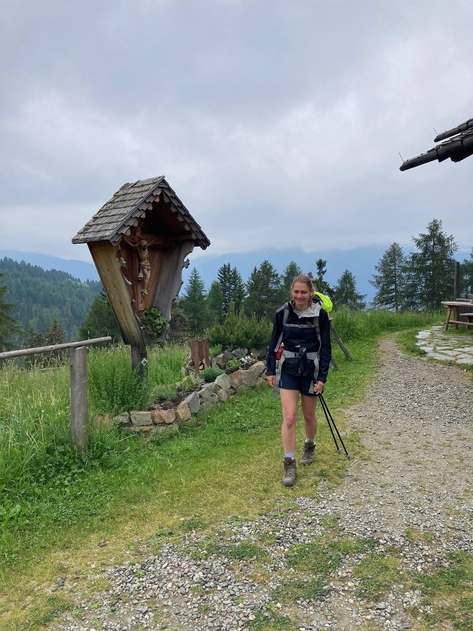 Ort bestimmen … -  - Start erstmal mit Regenjacke, nach 5 min ist uns zu warm