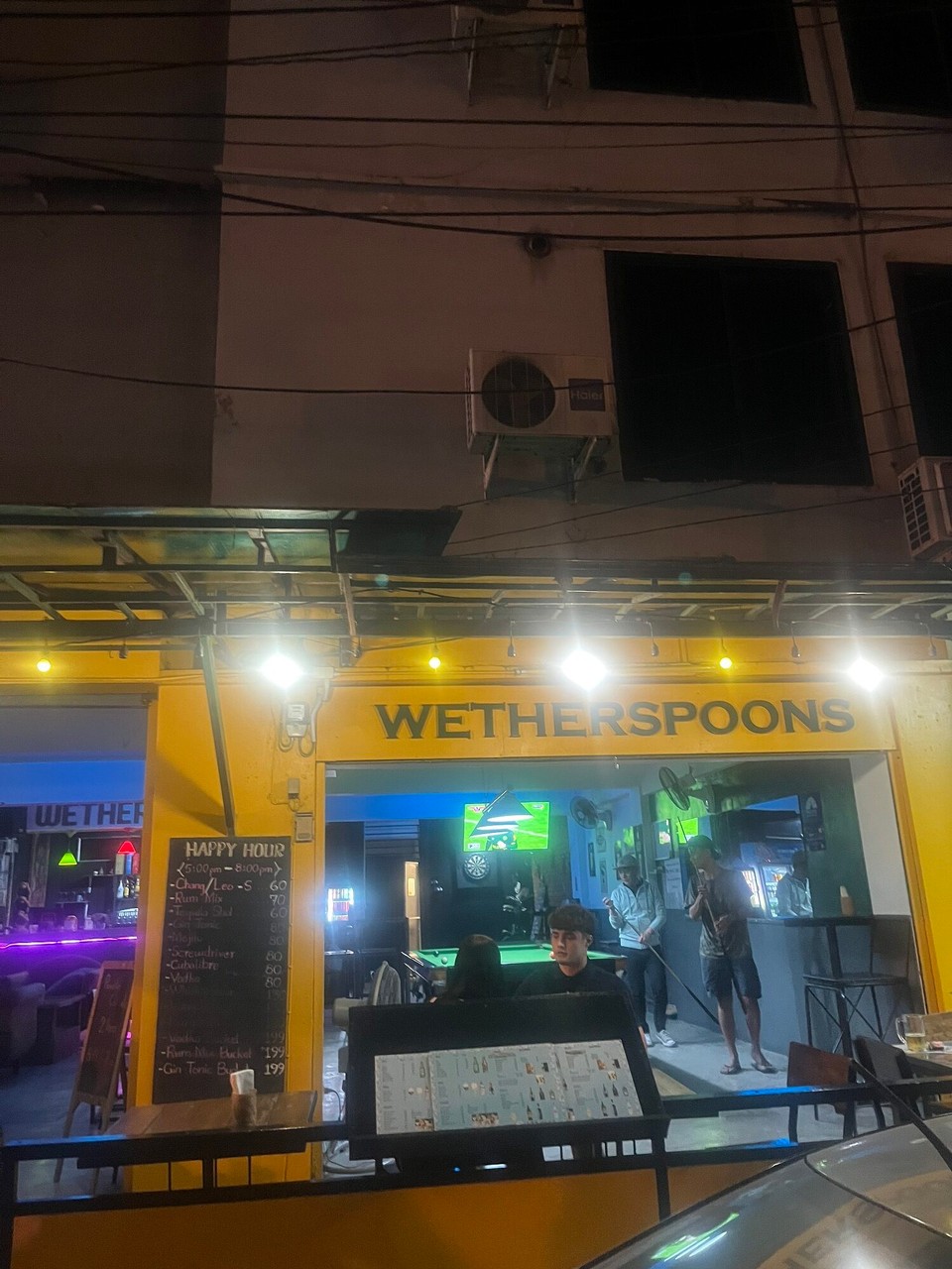 Thailand - Mueang Chiang Mai - We went to an Irish pub but we thought it would be too far to go to the Wetherspoons too but can’t believe this is here hahah 