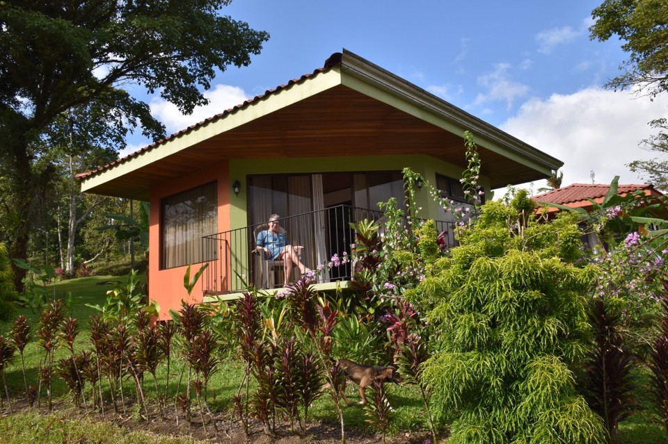 Costa Rica - San Carlos - Dann doch lieber auf der Terrasse unserer Lodge chillen.