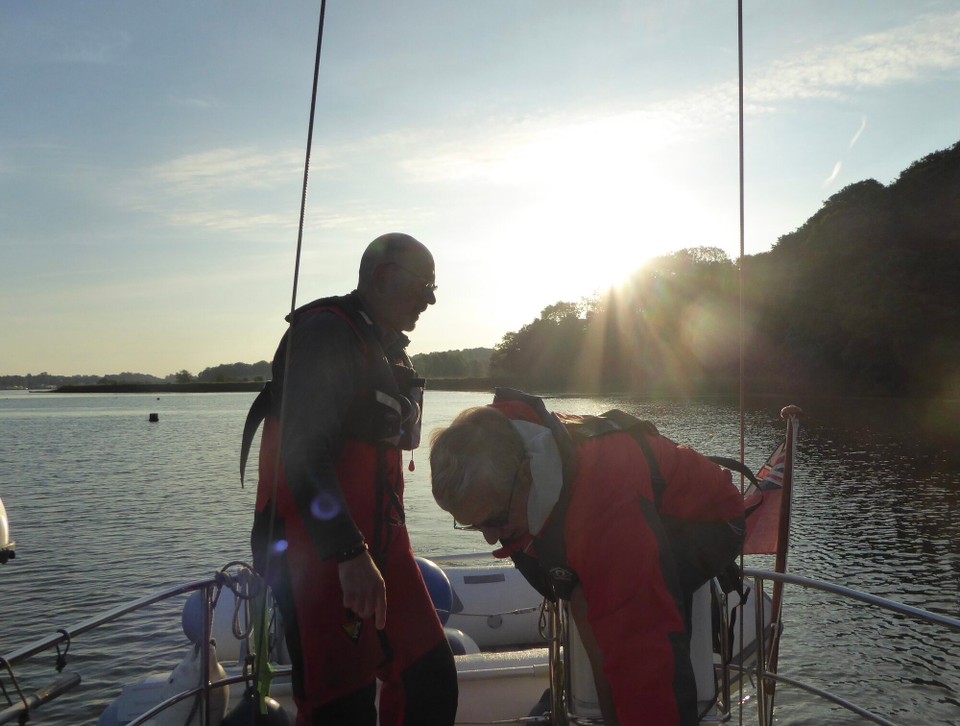 United Kingdom - Felixstowe - Storing the fenders.