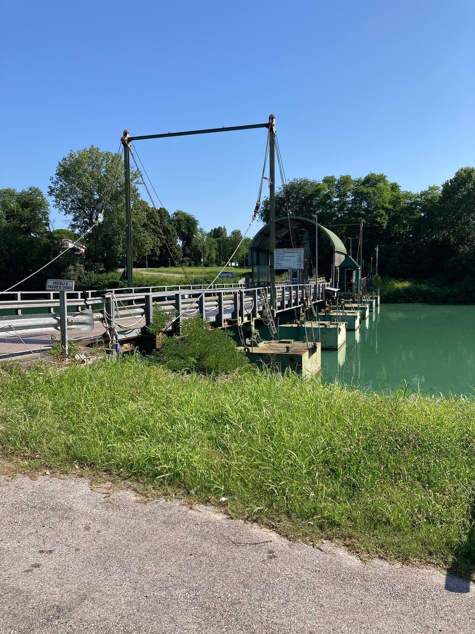 Italien - Jesolo - Alte Pontonbrücke 