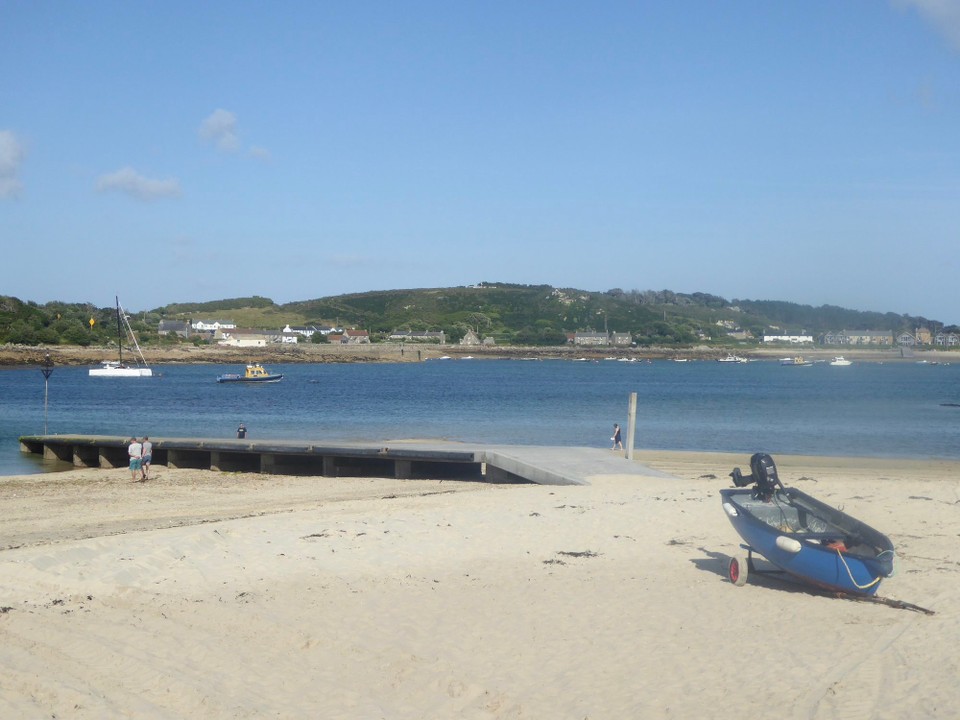 United Kingdom - Isles Of Scilly - Originally constructed in just 4 days for one of the ‘Challenge Anneka [Rice]’ TV programmes, Anneka’s quay provided 18 years of service before it was decided to replace the original timber decking with lower maintenance concrete deck. It was also slightly lengthened to provide deeper water access. 