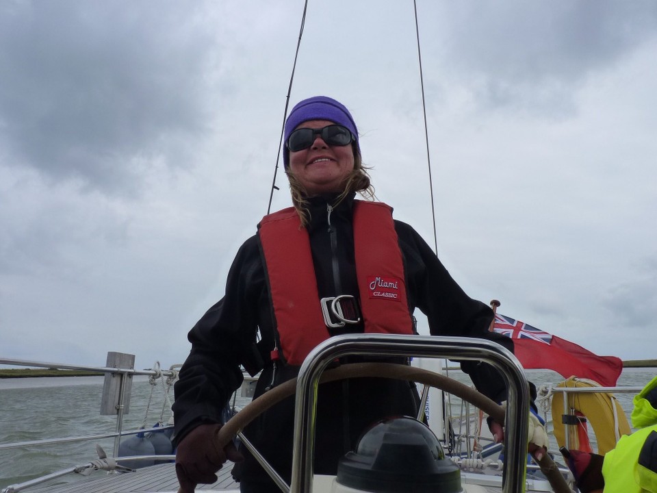 United Kingdom - Walton On The Naze - Much of this trip we have been reminiscing about a dear friend, VK, who passed away in July. She loved sailing on our ‘yoghurt’, as she called it, and was a brilliant helm.